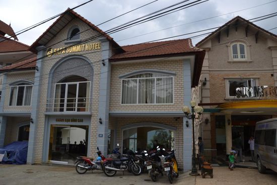 Unser Hotel in Sa Pa auf ca. 1.600m Höhe im Hoàng Liên-Gebirge