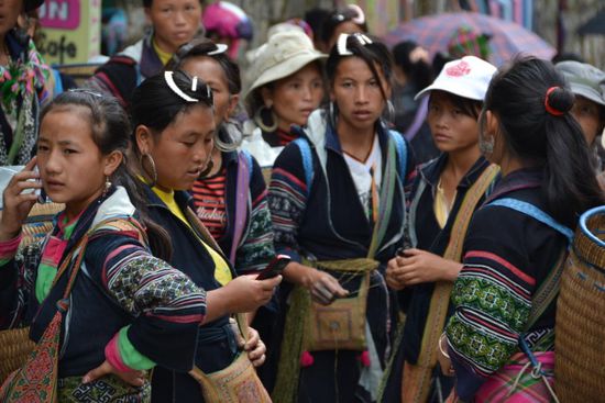 Buntes Treiben im Ort...