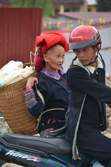 Bergstämmige der Red Dao
