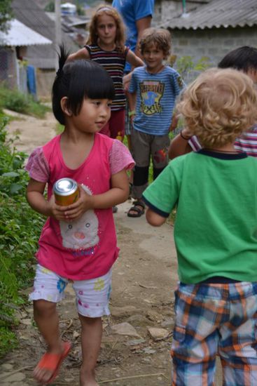 Begegnungen auf dem Weg zum Fluss...