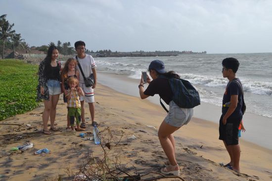Touristen fotografieren Touristen 