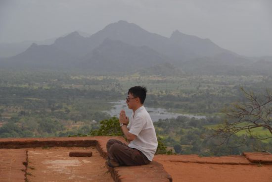 Tolle Aussicht. Heftiger Wind.