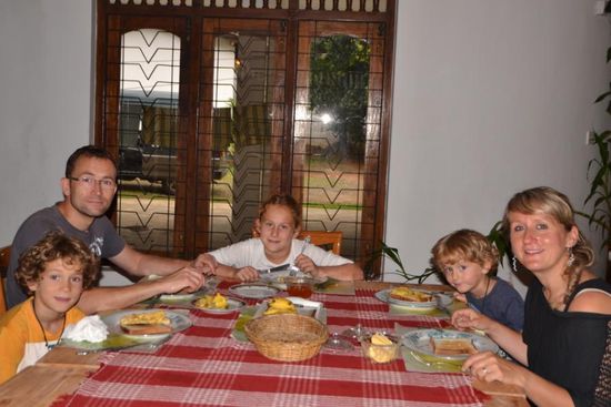 Letztes Frühstück in der Summerside Villa