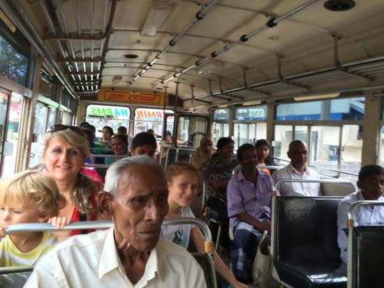 Mit dem Bus zum Botanischen Garten