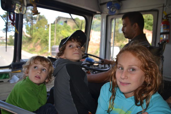 Beim Busfahrer ist noch Platz