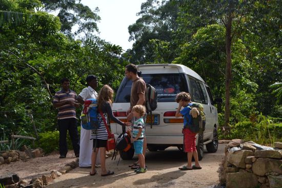 Unser Van in den Süden