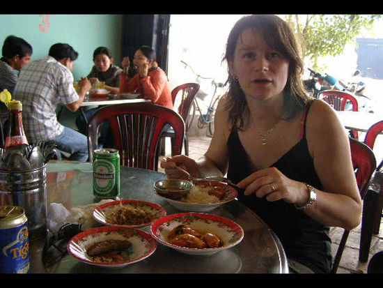 lecker Mittagessen in Cu-Chi