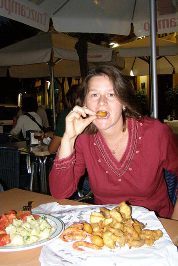 Ach ja, Salat gibt´s auch!