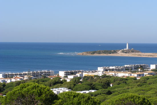 Los Caños de Meca, im Hintergrund nochmal Cabo de Trafalgar