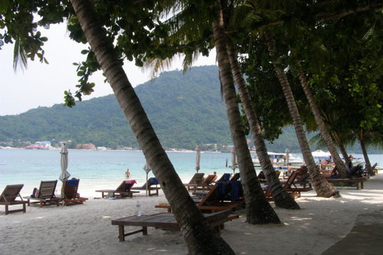 Der Strand vor dem Tuna Bay