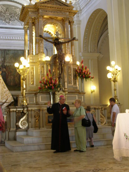 Audienz beim Bischof