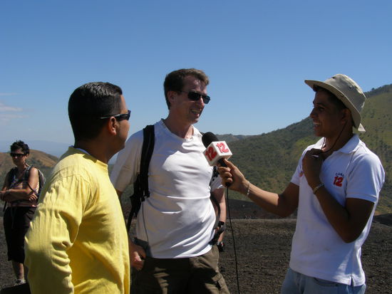 Mein Spanisch reicht leider nicht, deshalb habe ich einen Dolmetscher.