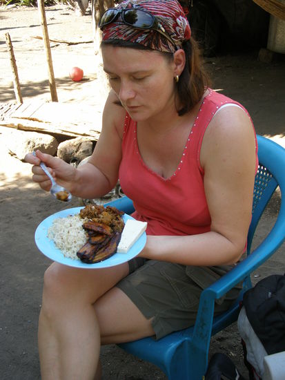 Käse war auch noch dabei, passte aber irgendwie nicht dazu...