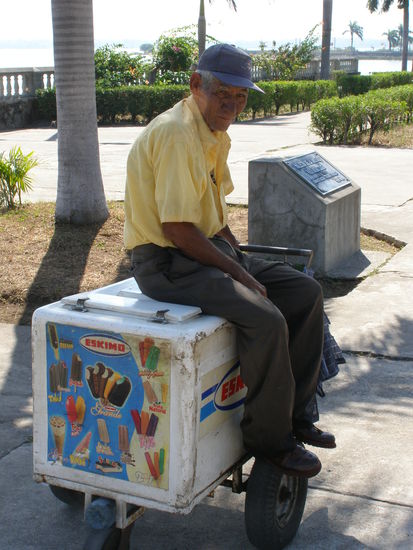 Der alte Eisverkäufer vom Cocibolca