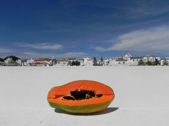 Lecker Papaya zum Nachtisch