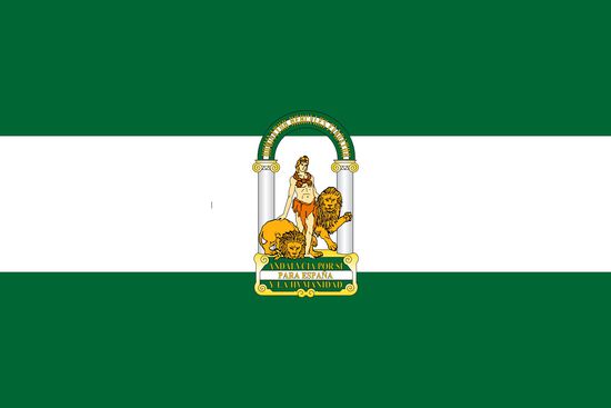 Wieder ist das Ziel unsere geliebte Iberische Halbinsel! Zu Ehren der stolzen Andalusier an dieser Stelle die Flagge der Region.