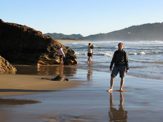 Am "Hot Water Beach"