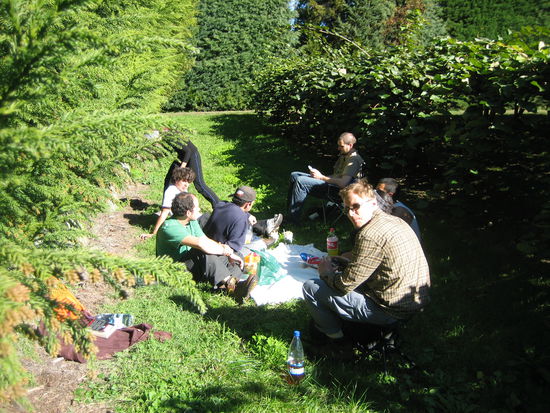 Wohlverdiente Mittagspause.