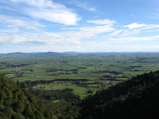 Blick auf die Region "Waikato &amp; Kings Country"