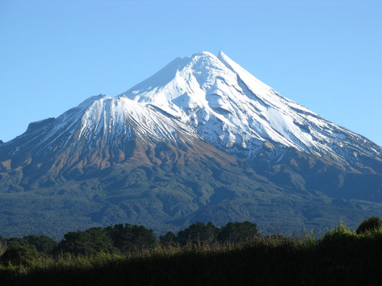 Der "Mount Taranaki" bei klarer Sicht