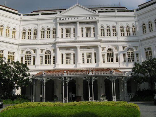 Hier wurde der Singapur Sling erfunden. Das beruehmte Raffles Hotel