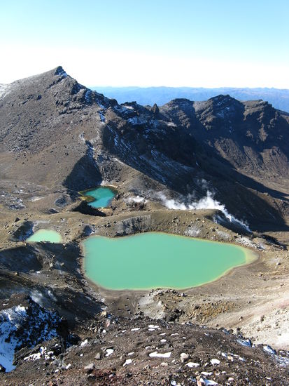 Die "Emerald Lakes"....