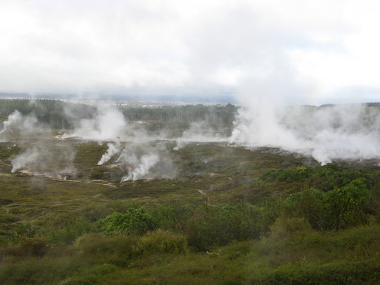 "Crater of the Moon", ein Thermalgebiet nahe "Taupo".