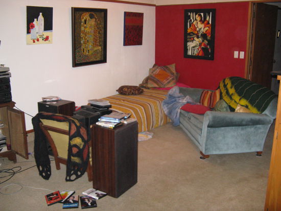 Blick ins Wohnzimmer.