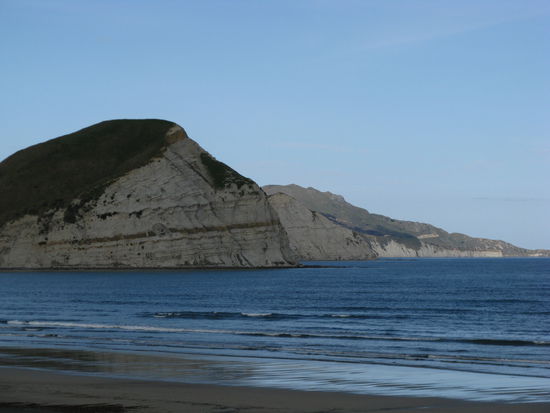 Sandsteinfelsen in der "Mangawhio Lagoon"