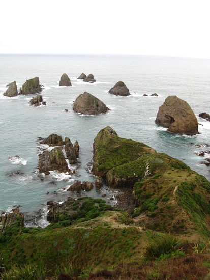 Der beeindruckende "Nugget Point".
