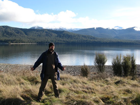 Alexandre, mein Reisepartner fuer einige Tage.