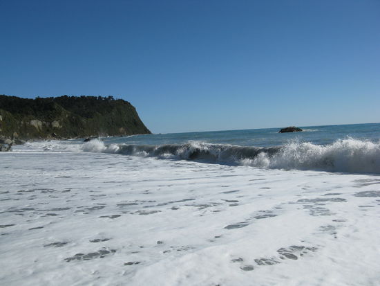 Am "Galway Beach" ist man fern ab von Hektik und Laerm.