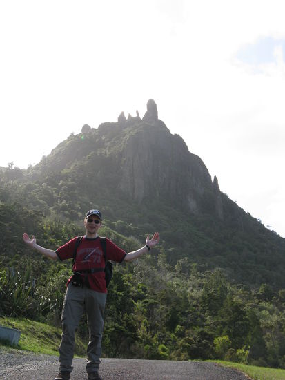 Vor der Besteigung des Mt. Manaia