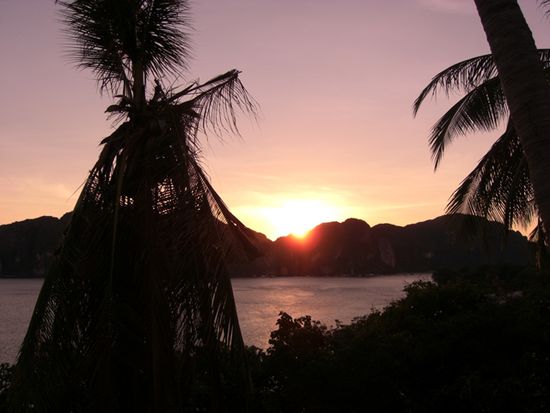 Blick von unserem ersten Resort