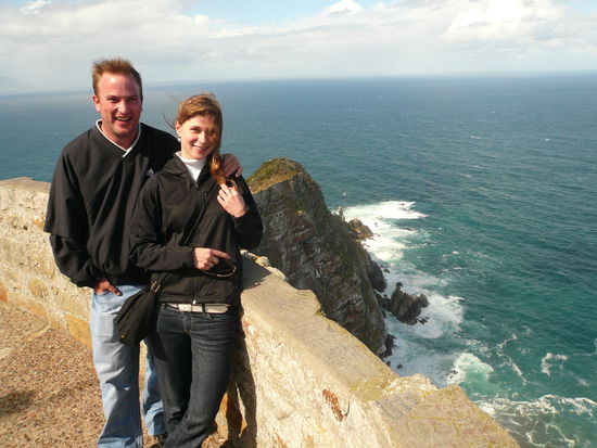 Mit Richard am Cape Point