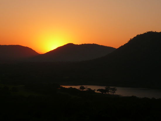 Blick aus dem Fenster am naechsten Morgen...hach jaaaa, so laessts sich aushalten...