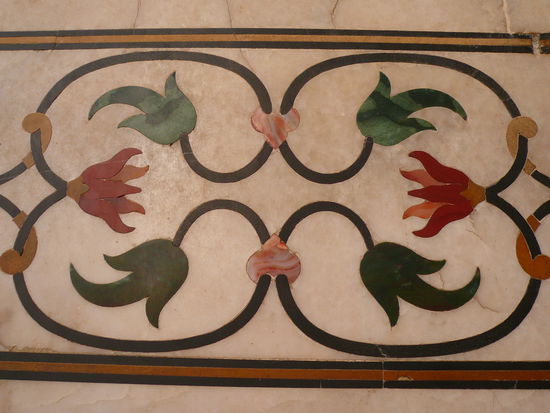 Sieht aus wie aufgemalt, ist aber eingearbeitet!