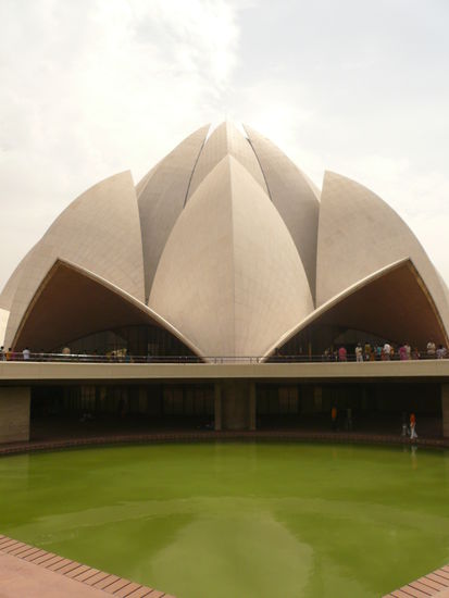 Der Lotus Temple in Delhi,sehr beindruckend von innen!