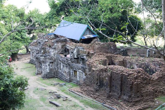 Nochmals der Tempel, von oben.