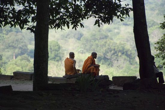 Im Schatten lässt es sich gut meditieren.
