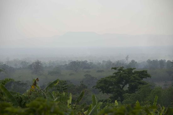 Abendstimmung über dem Plateau.