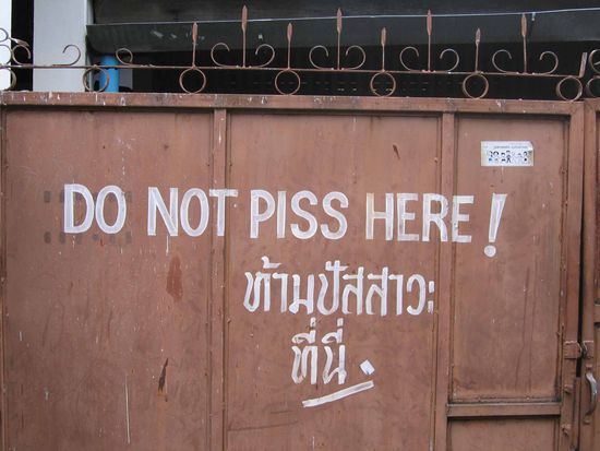 Wenn nicht hier, wo dann? Wir verweisen auf das Kapitel „Klos der Welt“.