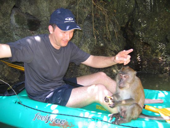 Blinder Passagier (rechts natürlich).