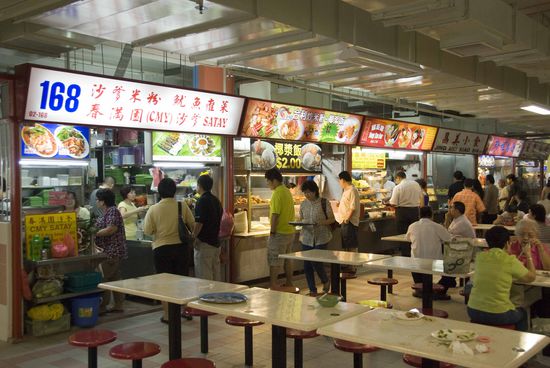 Günstig und gut essen im Food Court.