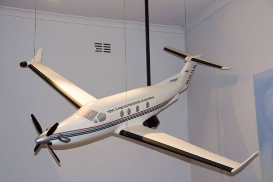 Das ist ein Modell der heutigen RFDS-Flugzeuge.