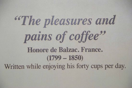 „Die Genüsse und Beschwerden durch Kaffee“