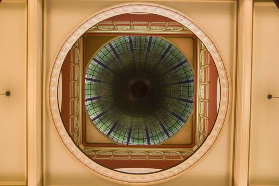 … und von innen, hier die Kuppel …