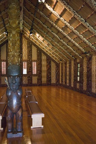 Maori Versammlungshaus.