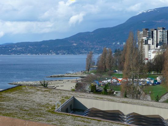 English Bay von der Burrard Bridge