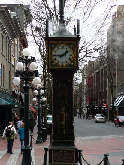 Steam Clock in Gastown, ist echt nicht unbekannt.